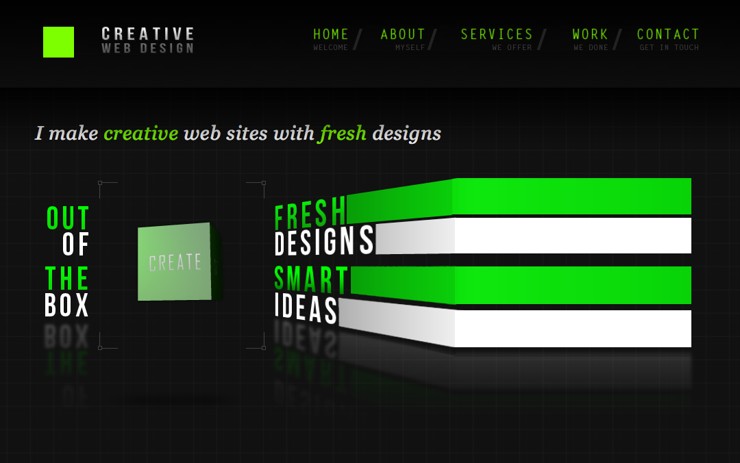 creative page design